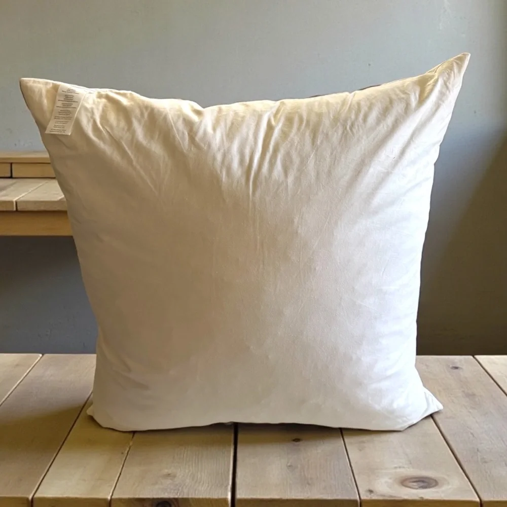 West Elm Waterfowl Feather Pillow insert 24”x24”